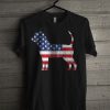 American Flag Chihuahua Dog T Shirt