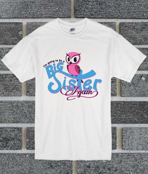 Angry Bird Women's Owl Big Sister Again T Shirt