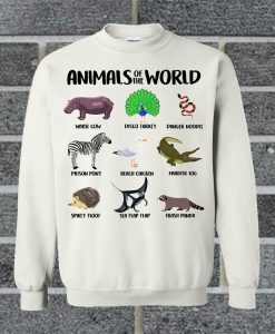 Animals Of The World Sweatshirt