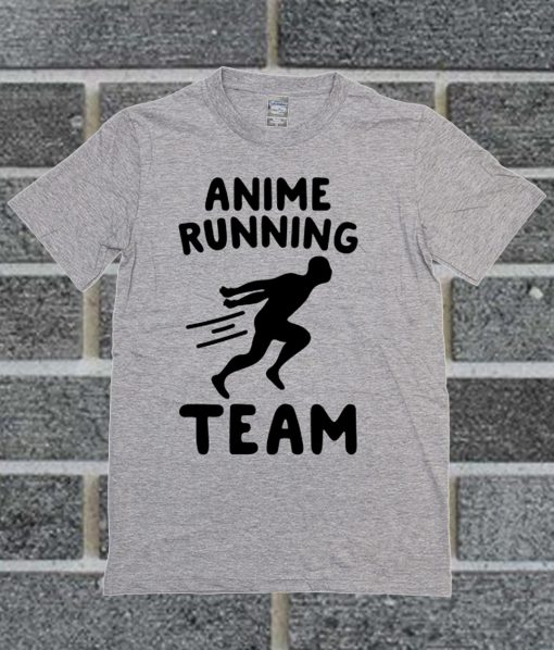 Anime Running Team Mens T Shirt