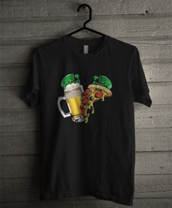 Beer And Pizza St Patrick T Shirt