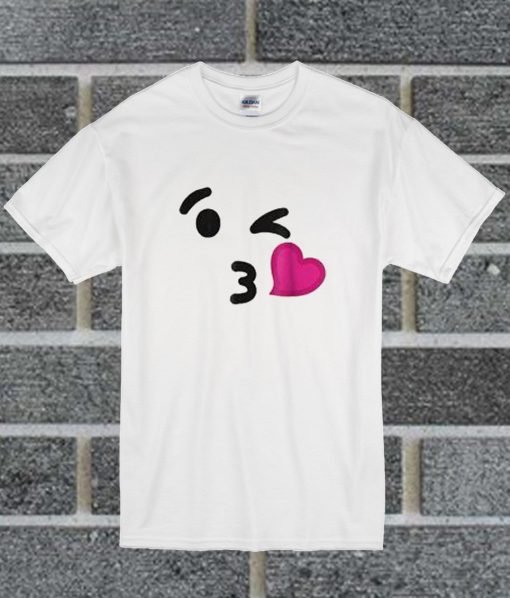 Blowing Kiss Emoji T Shirt