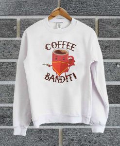 Coffee Bandit Canvas Art Sweatshirt