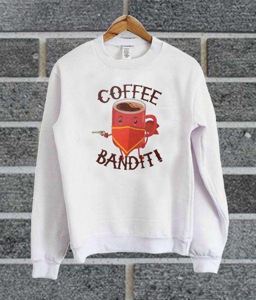 Coffee Bandit Canvas Art Sweatshirt