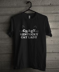 Crazy Kentucky Cat Lady T Shirt