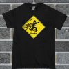 Cthulhu Warning Funny Yellow T Shirt