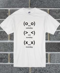 Cute Emoji Days T Shirt