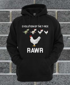Evolution Of The T-Rex Rawr Hoodie