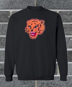 Head Tiger Print Sweatshirt