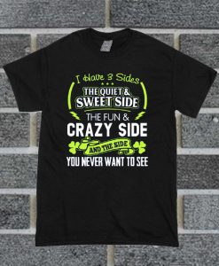 I Have 3 Slides The Quiet And Sweet Side The Fun And Crazy Side T Shirt