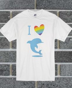 I Love Dolphins T Shirt