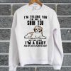 I Love My Shih Tzu Sweatshirt