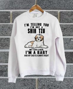 I Love My Shih Tzu Sweatshirt