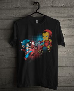 Iron Man VS Captain America T Shirt