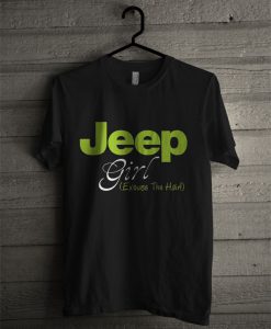 Jeep Girl Excuse The Hair Racerback T Shirt