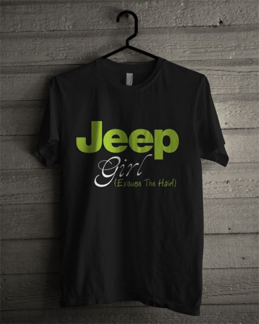 Jeep Girl Excuse The Hair Racerback T Shirt