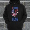 Keeling I Stand Up For The Flag Hoodie