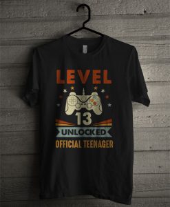 Level 13 Unlocked Official Teenager T Shirt