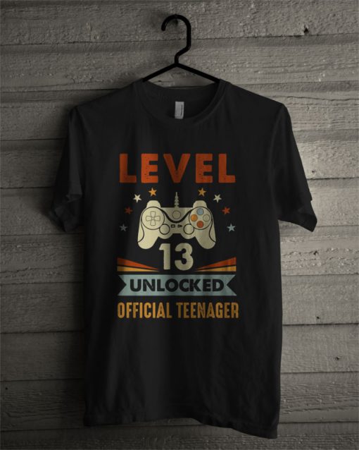 Level 13 Unlocked Official Teenager T Shirt