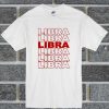 Libra Font T Shirt