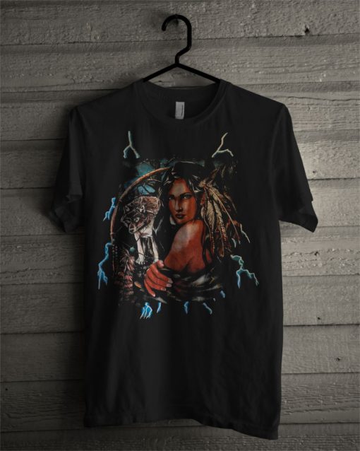 Lighting Native American Jaden Smith T Shirt