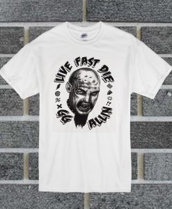 Live Fast Die GG Allin T Shirt