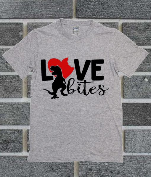 Love Bites Dinosaur T Shirt