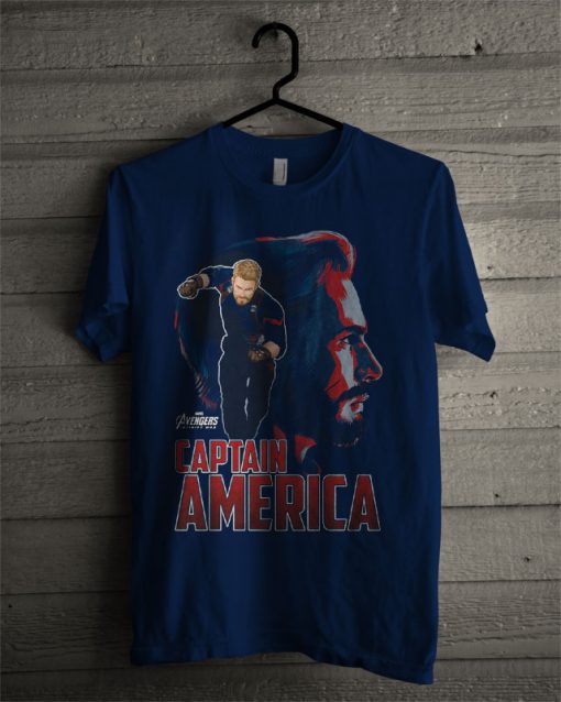 Marvel Avengers Infinity War Captain America View Mens Graphic T Shirt