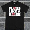 Mens Floss Like A Boss Valentines Day T Shirt