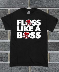 Mens Floss Like A Boss Valentines Day T Shirt