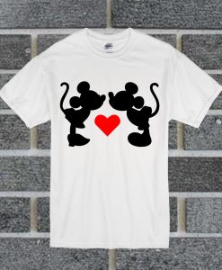 Mickey Inspired Mickey Mouse Hands Holding Heart T Shirt