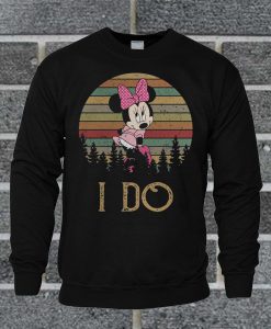 Mickey Minnie I Do Vintage Sweatshirt