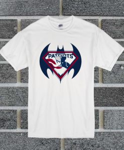 New England Patriots Superman Batman Super Hero T Shirt