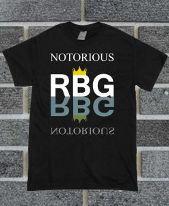 Notorious RBG Font T Shirt