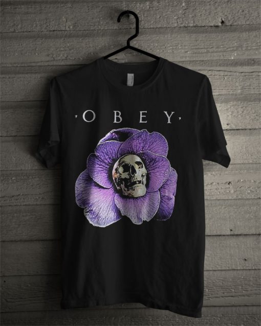 Obey Awakening Black T Shirt