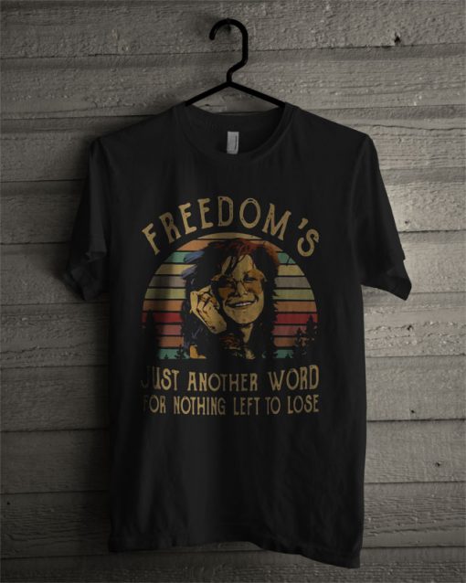 Official Janis Joplin Freedom’s Just Another Word For Nothing Left To Lose T Shirt