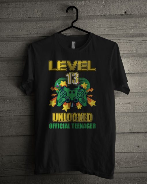 Official Level 13 Unlocked Official Teenager T Shirt