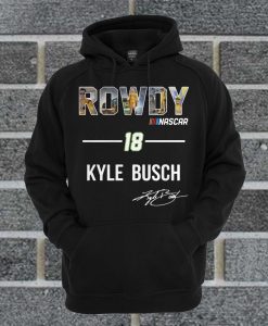 Official Rowdy Nascar 18 Kyle Busch Hoodie