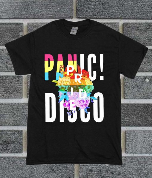 Panic Disco Pride Flower T Shirt