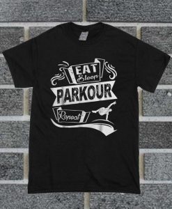 Parkour My Life City Print T Shirt