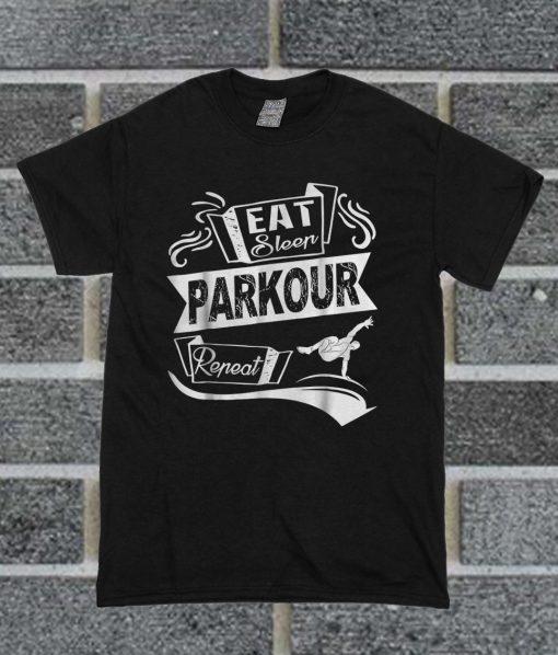 Parkour My Life City Print T Shirt