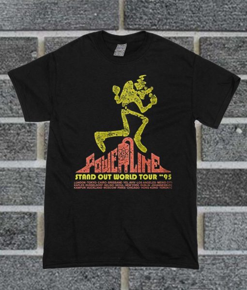 Powerline The Stand Out Tour Design T Shirt