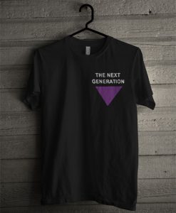 Purple triangle The Next Generation T Shirt