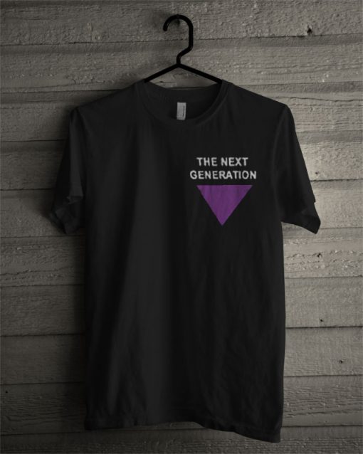 Purple triangle The Next Generation T Shirt