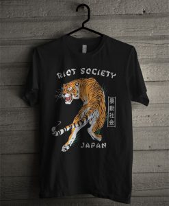 Riot Society Riot Society Tiger Japan T Shirt