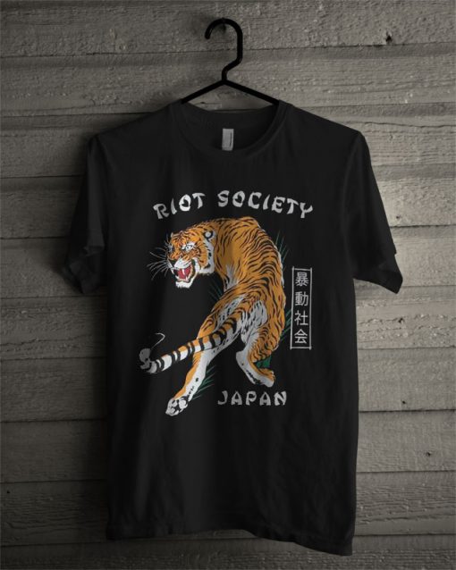 Riot Society Riot Society Tiger Japan T Shirt