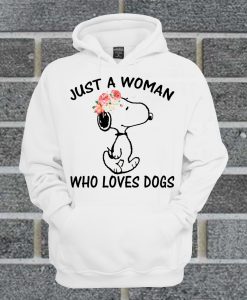 Snoopy Just A Woman Who Loves Dogs Hoodie