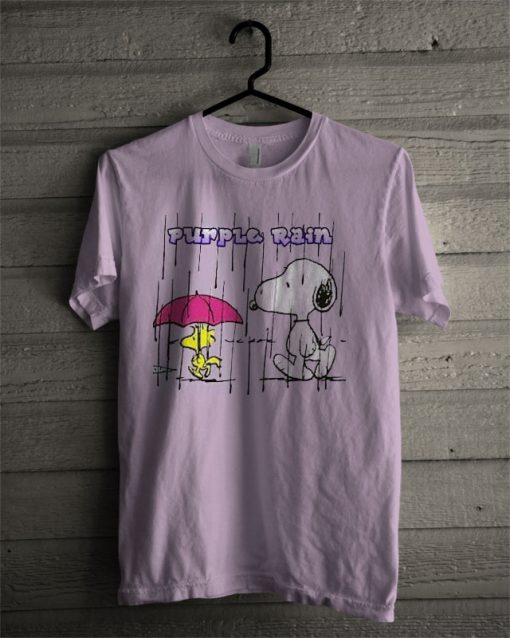 Snoopy Walking In The Rain T Shirt