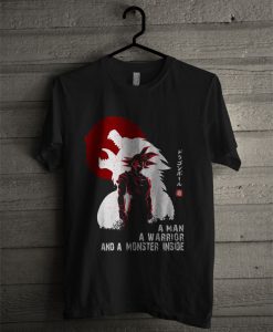 Son Goku A Man A Warrior And A Monster Inside t T Shirt