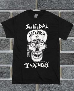 Suicidal Tendencies Flip Cap Skull T Shirt